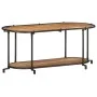 Mueble de TV madera maciza de acacia 100x42x40 cm de , Almacenamiento para CD y DVD - Ref: Foro24-4013489, Precio: 78,81 €, D...