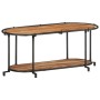 Massives TV-Möbel aus Akazienholz, 100x42x40 cm. von , CD- und DVD-Speicher - Ref: Foro24-4013489, Preis: 67,57 €, Rabatt: %