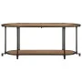 Mueble de TV madera maciza de acacia 100x42x40 cm de , Almacenamiento para CD y DVD - Ref: Foro24-4013489, Precio: 78,81 €, D...