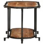 Massives TV-Möbel aus Akazienholz, 100x42x40 cm. von , CD- und DVD-Speicher - Ref: Foro24-4013489, Preis: 67,57 €, Rabatt: %