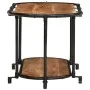 Mueble de TV madera maciza de acacia 100x42x40 cm de , Almacenamiento para CD y DVD - Ref: Foro24-4013489, Precio: 78,81 €, D...