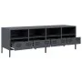 TV-Möbel aus kaltgewalztem Stahl in Anthrazit 135x39x43,5 cm von , TV-Möbel - Ref: Foro24-851330, Preis: 157,09 €, Rabatt: %