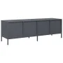 TV-Möbel aus kaltgewalztem Stahl in Anthrazit 135x39x43,5 cm von , TV-Möbel - Ref: Foro24-851330, Preis: 157,09 €, Rabatt: %