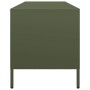 TV-Möbel aus kaltgewalztem Stahl in Olivgrün, 135x39x43,5 cm. von , TV-Möbel - Ref: Foro24-851332, Preis: 159,96 €, Rabatt: %