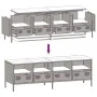 TV-Möbel aus kaltgewalztem Stahl in Olivgrün, 135x39x43,5 cm. von , TV-Möbel - Ref: Foro24-851332, Preis: 157,93 €, Rabatt: %