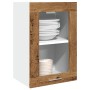 Armario vitrina colgante madera envejecida 40x31x60 cm de , Armarios de cocina - Ref: Foro24-856098, Precio: 49,11 €, Descuen...