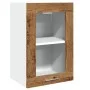Hängender Vitrinenschrank aus gealtertem Holz, 40x31x60 cm. von , Küchenschränke - Ref: Foro24-856098, Preis: 46,81 €, Rabatt: %
