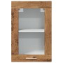 Hängender Vitrinenschrank aus gealtertem Holz, 40x31x60 cm. von , Küchenschränke - Ref: Foro24-856098, Preis: 47,58 €, Rabatt: %