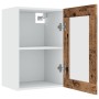 Hängender Vitrinenschrank aus gealtertem Holz, 40x31x60 cm. von , Küchenschränke - Ref: Foro24-856098, Preis: 47,58 €, Rabatt: %