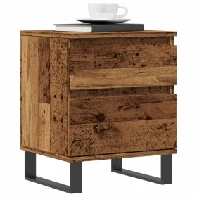 Bedside table made of engineered aged wood, measuring 40x35x50 cm. by , Nightstands - Ref: Foro24-857436, Price: 52,55 €, Dis...