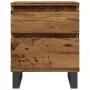 Bedside table made of engineered aged wood, measuring 40x35x50 cm. by , Nightstands - Ref: Foro24-857436, Price: 52,55 €, Dis...