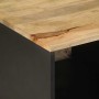 Solid rough black mango wood coffee table 80x50x40 cm by , Coffee table - Ref: Foro24-4018632, Price: 72,55 €, Discount: %