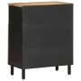 Massiver Mangoholz-Sideboard mit rauer Oberfläche 60x33,5x75 cm von , CD- und DVD-Speicher - Ref: Foro24-4018653, Preis: 108,...