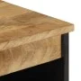 Solid rough mango wood sideboard 60x33.5x75 cm by , CD and DVD storage - Ref: Foro24-4018653, Price: 106,32 €, Discount: %