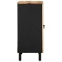 Solid rough mango wood sideboard 60x33.5x75 cm by , Lockers and storage cabinets - Ref: Foro24-4018630, Price: 111,42 €, Disc...