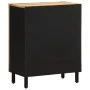 Solid rough mango wood sideboard 60x33.5x75 cm by , Lockers and storage cabinets - Ref: Foro24-4018630, Price: 111,42 €, Disc...
