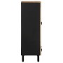 Massiver Mangoholz-Sideboard mit rauer Oberfläche 60x33,5x110 cm von , CD- und DVD-Speicher - Ref: Foro24-4018658, Preis: 151...