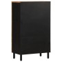 Massiver Mangoholz-Sideboard mit rauer Oberfläche 60x33,5x110 cm von , CD- und DVD-Speicher - Ref: Foro24-4018658, Preis: 151...