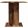 Aged engineered wood dining table 80x80x75 cm by , Kitchen and dining tables - Ref: Foro24-855810, Price: 69,60 €, Discount: %