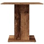 Aged engineered wood dining table 80x80x75 cm by , Kitchen and dining tables - Ref: Foro24-855810, Price: 71,73 €, Discount: %