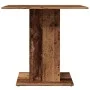 Aged engineered wood dining table 80x80x75 cm by , Kitchen and dining tables - Ref: Foro24-855810, Price: 69,60 €, Discount: %