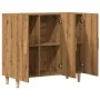 Engineered wood oak artisan sideboard 90x34x80 cm by , Sideboards - Ref: Foro24-856891, Price: 95,54 €, Discount: %