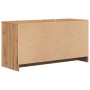 Handcrafted oak engineered wood TV stand 102x37.5x52.5cm by , TV Furniture - Ref: Foro24-856783, Price: 91,92 €, Discount: %