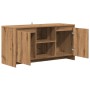 Handcrafted oak engineered wood TV stand 102x37.5x52.5cm by , TV Furniture - Ref: Foro24-856783, Price: 91,92 €, Discount: %
