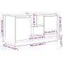 Handcrafted oak engineered wood TV stand 102x37.5x52.5cm by , TV Furniture - Ref: Foro24-856783, Price: 88,49 €, Discount: %