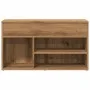 Ingenieurholzschuhbank Eiche Handwerker 80x30x45 cm von , Schuhregale und Schuhorganisatoren - Ref: Foro24-856757, Preis: 75,...