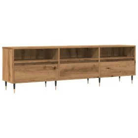 Mueble de TV madera de ingeniería roble artisan 150x30x44,5 cm de , Muebles TV - Ref: Foro24-857186, Precio: 120,01 €, Descue...