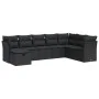 Set de sofás de jardín y cojines 8 piezas ratán sintético negro von , Gartensets - Ref: Foro24-3325331, Preis: 504,72 €, Raba...