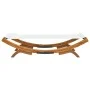 Cream curved solid wood sun lounger 100x188.5x44 cm by vidaXL, Outdoor beds - Ref: Foro24-313947, Price: 122,82 €, Discount: %