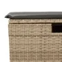 Garden set with 7 pieces of sofas and beige synthetic rattan cushions. by , Garden sets - Ref: Foro24-3325295, Price: 436,13 ...