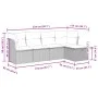Garten-Essgruppe, 5-teilig, mit braunen Kunststoff-Rattan-Kissen. von , Gartensets - Ref: Foro24-3325269, Preis: 320,05 €, Ra...