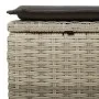 Garden sofa set 6 pieces and gray synthetic rattan cushions by , Garden sets - Ref: Foro24-3325288, Price: 427,14 €, Discount: %