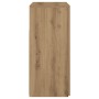 LED lighted oak wood sideboard artisan engineering 80x35x75 cm by , Sideboards - Ref: Foro24-856362, Price: 100,13 €, Discoun...