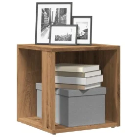 Artisan oak engineered wood side table 33x33x34 cm by , Side tables - Ref: Foro24-856717, Price: 31,44 €, Discount: %