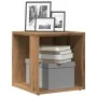Artisan oak engineered wood side table 33x33x34 cm by , Side tables - Ref: Foro24-856717, Price: 31,44 €, Discount: %
