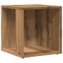 Artisan oak engineered wood side table 33x33x34 cm by , Side tables - Ref: Foro24-856717, Price: 31,85 €, Discount: %