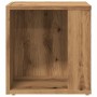 Artisan oak engineered wood side table 33x33x34 cm by , Side tables - Ref: Foro24-856717, Price: 31,85 €, Discount: %