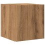 Artisan oak engineered wood side table 33x33x34 cm by , Side tables - Ref: Foro24-856717, Price: 31,85 €, Discount: %