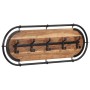 Wandgarderobe mit 5 massiven Mangoholzhaken von , Hut- und Garderobenständer - Ref: Foro24-4013507, Preis: 46,91 €, Rabatt: %