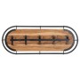 Wall-mounted coat rack with 5 solid mango wood hooks by , Hat and coat racks - Ref: Foro24-4013507, Price: 46,91 €, Discount: %