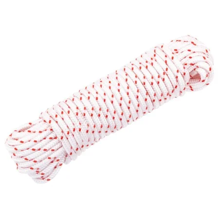 Startseil aus weißem und rotem Nylon Ø4 mm, 10 m von , Seile und Metallschnüre - Ref: Foro24-4100612, Preis: 9,03 €, Rabatt: %