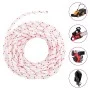 White and red nylon starter cord Ø4 mm 10 m by , Ropes and metal cords - Ref: Foro24-4100612, Price: 9,03 €, Discount: %