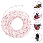 White and red nylon starter cord Ø4 mm 10 m by , Ropes and metal cords - Ref: Foro24-4100612, Price: 8,41 €, Discount: %