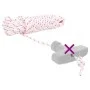 White and red nylon starter cord Ø4 mm 10 m by , Ropes and metal cords - Ref: Foro24-4100612, Price: 9,03 €, Discount: %