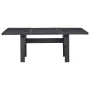 Black synthetic rattan glass garden dining table 200x100x74 cm by vidaXL, Garden tables - Ref: Foro24-310145, Price: 201,63 €...