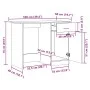 Ingenieurholzschreibtisch Eiche Handwerker 100x50x76 cm von , Schreibtische - Ref: Foro24-855955, Preis: 90,33 €, Rabatt: %